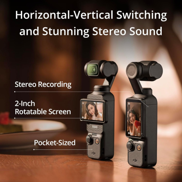Osmo Pocket 3 Combi-Creation, vlog camera with 1-inch CMOS and 4K/120fps video, 3-axis stabilization, multifunctional - Afbeelding 4